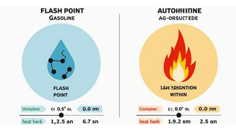 Температура вспышки и воспламенения: почему керосин и бензин ведут себя по-разному и как это влияет на безопасность