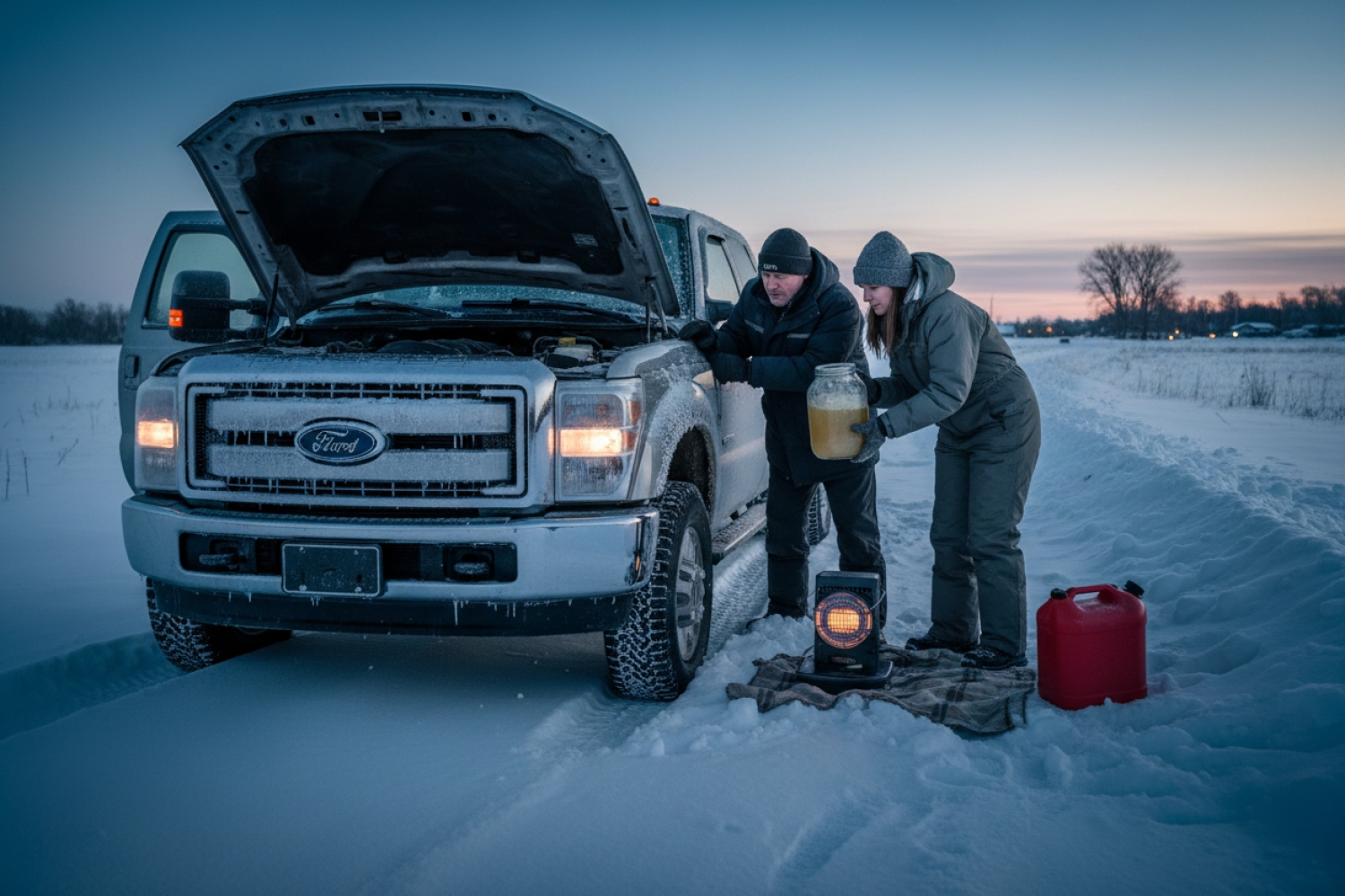 Замерзла солярка: причины, что делать и как избежать повторения