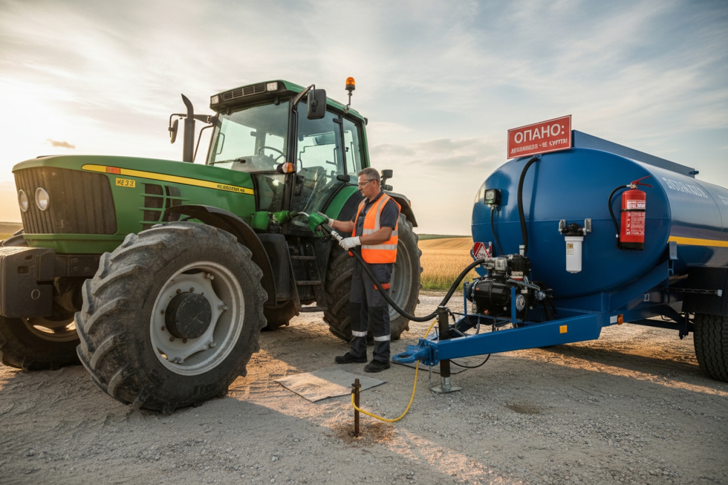 Заправка для трактора: оборудование, нормы и безопасность при работе с дизельным топливом