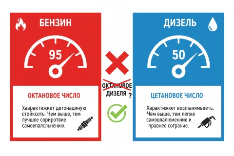 Октановое число дизеля: в чём ошибка и какое число на самом деле важно