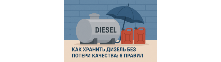 Как правильно хранить дизель — советы для клиентов