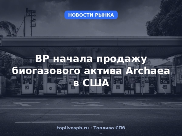 BP начала продажу биогазового актива Archaea в США