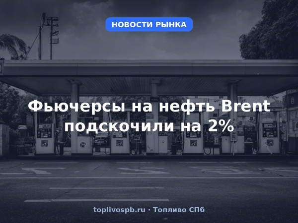 Фьючерсы на нефть Brent подскочили на 2%