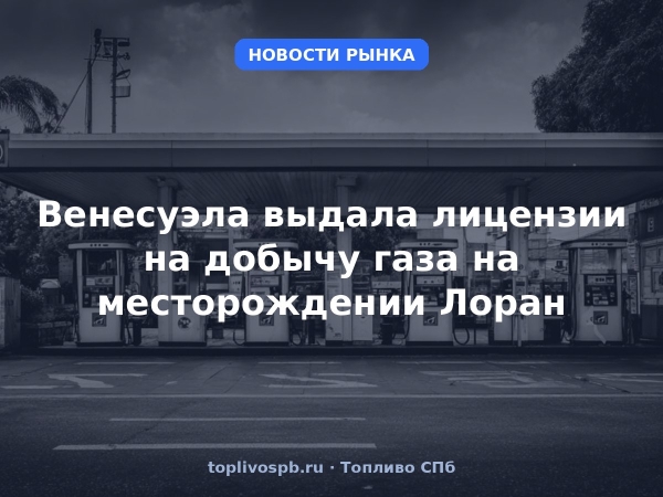 Венесуэла выдала лицензии на добычу газа на месторождении Лоран