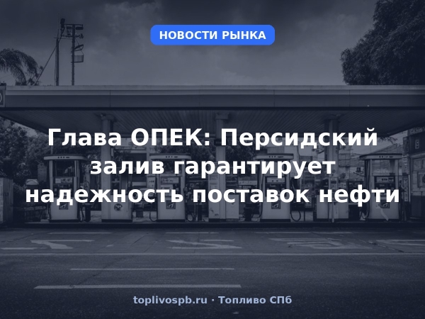 Глава ОПЕК: Персидский залив гарантирует надежность поставок нефти
