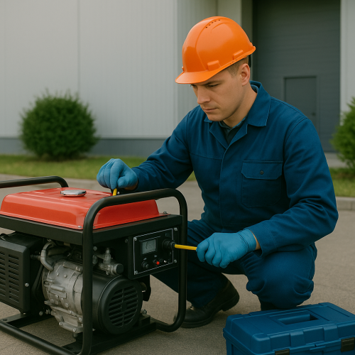 Обслуживание бензинового генератора