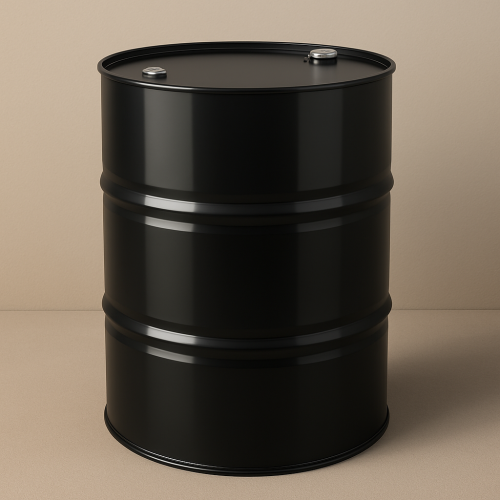 Металлическая бочка 200 л матовая с помпой