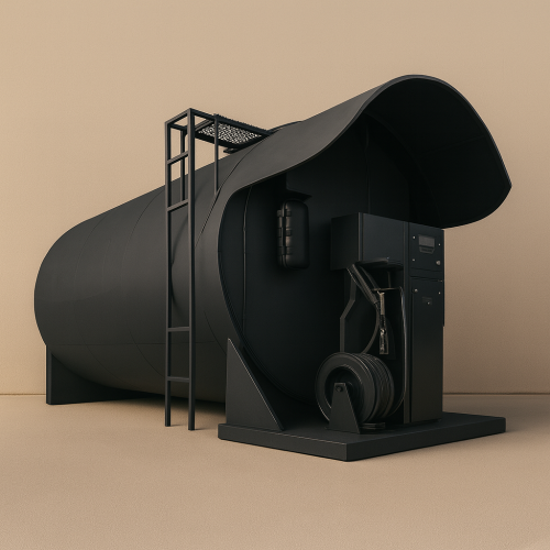 Автоматизированная контейнерная АЗС 20 000 л с одним ТРК