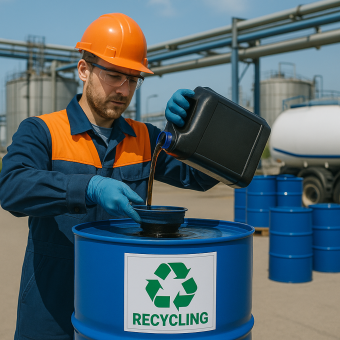 Переработка и повторное использование отходов топлива