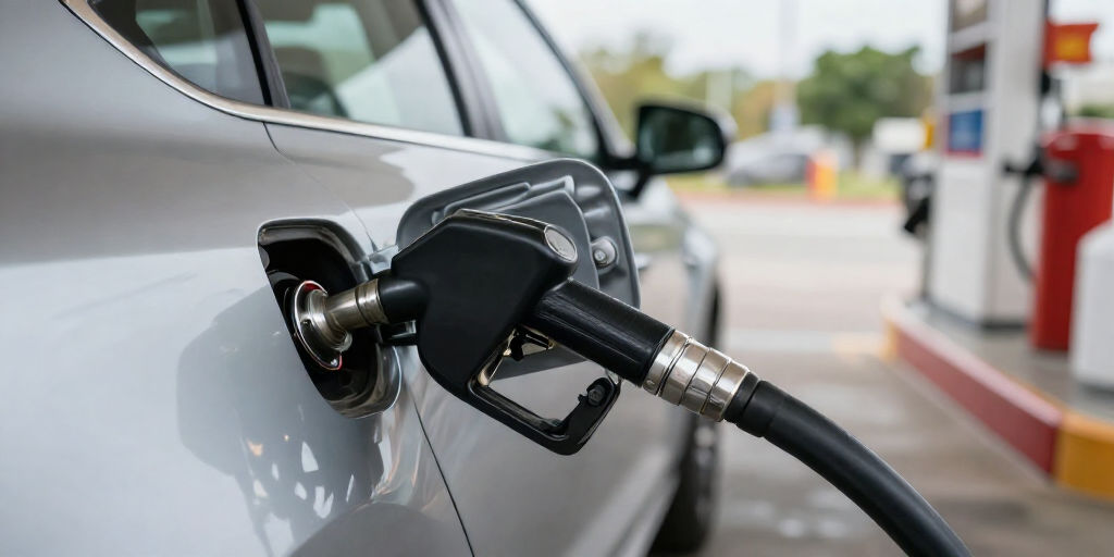 Процесс заправки автомобиля газом на современной АЗС
